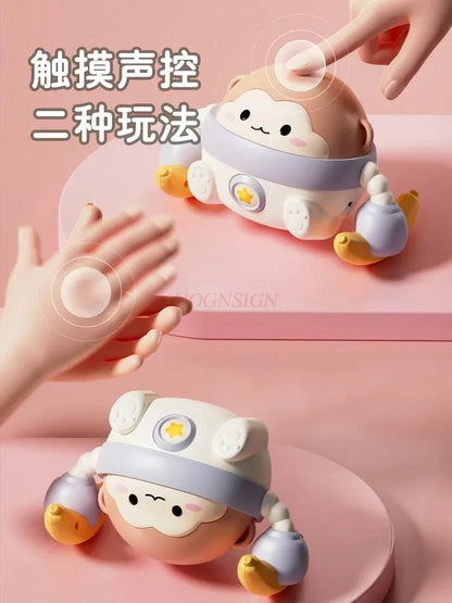 Jouets pour bébés, singes roulants électriques à commande vocale, chant et dansant, bébés âgés de 0 à 11 ans, pratiquant l'élevage des têtes