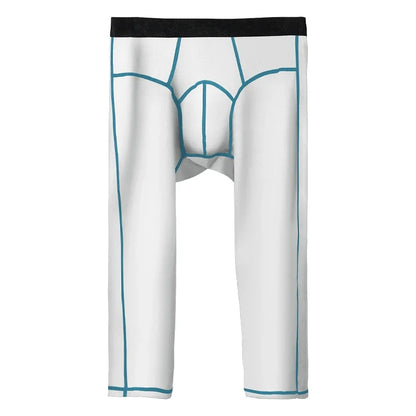 Leggings pour hommes pour l'automne et l'hiver : pantalons fins, serrés en polaire, sous-vêtements surdimensionnés et chauds