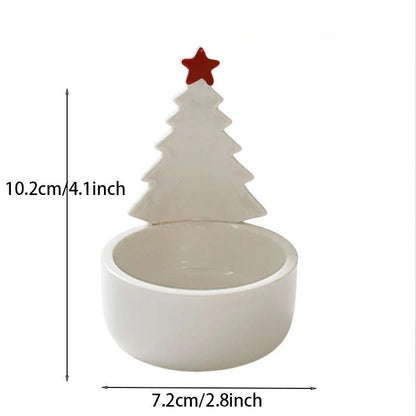 Christmas Tree Candlestick Fragrance Decoration Ornament Christmas Gift Home Aromatherapy Candlestick Gift