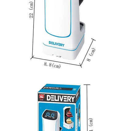 Robot de livraison de nourriture à distance (capsule de transport de boissons et de collations) : un jouet interactif parent-enfant pour enfants qui sert également