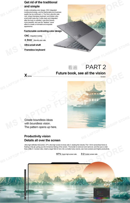 【2025 New】Lenovo ThinkBook X 32G+1T Ultra5/Ultra9/ARC 13.5inch 2.8K 120Hz （Optional Touch Version）