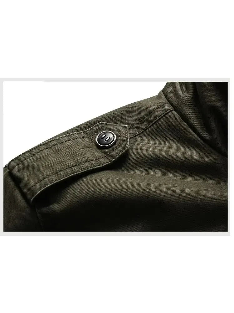 2024 New Casual Climbing pilots Jacket Men Plus Size 6XL Jaqueta Masculina working clothes Spring Autumn Cargo Mens Jackets Coat
