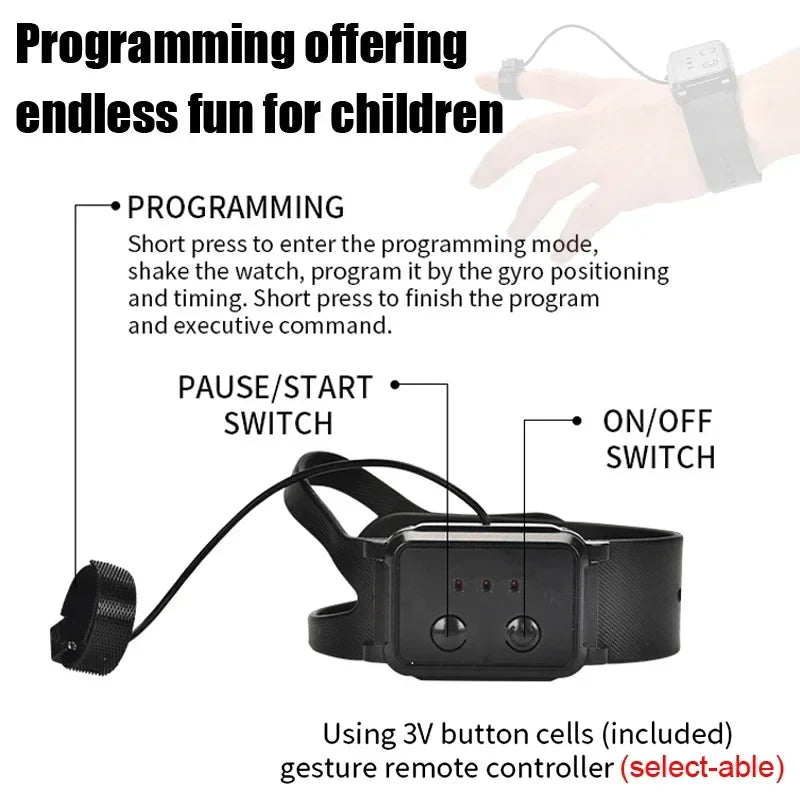 Robot RC 2.4G Radio télécommande avec montre sonore capteur d'induction de geste Robot Intelligent jouets cadeaux accessoires pour les enfants