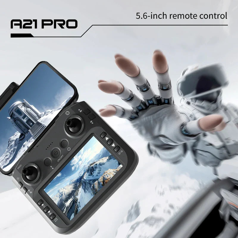 A21 Pro Drone professionnel FPV 4K HD double caméra WiFi moteur sans brosse flux optique vol stationnaire réglage électrique quadrirotor Drone à