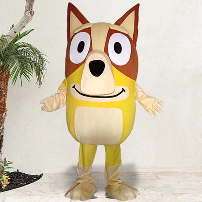 Costume de poupée de dessin animé Dog, 1:1, pour adulte, marche, cosplay, performance, activité, accessoires