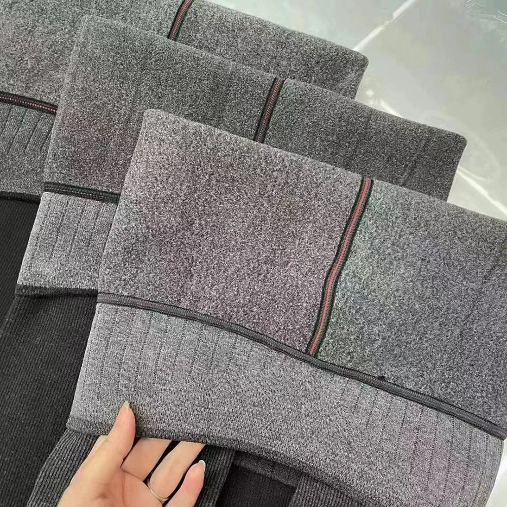Leggings thermiques épais d'hiver 130g/330g en polaire chauds pour femmes, collants taille haute élastiques, moulants et sexy 2026