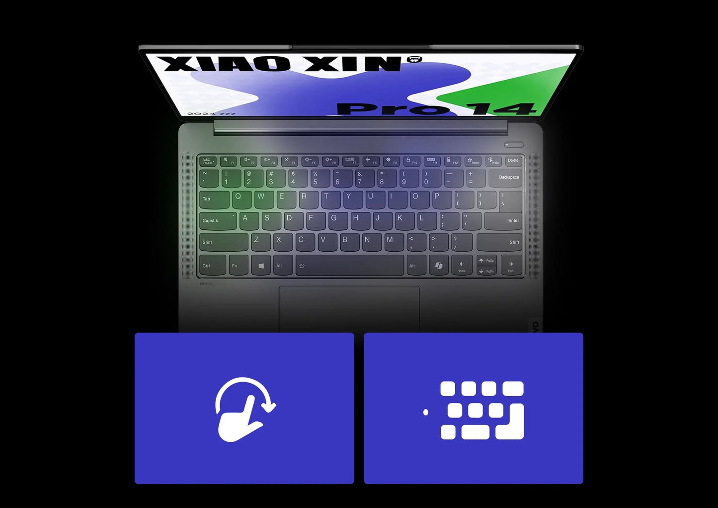 Lenovo Laptop XIAOXIN Pro 14 (IdeaPad Pro 5) 2024 Intel Ultra 5 9 AMD Ryzen R7-8845H 16/32GB 1TB 14" Inch Computer PC Notebook