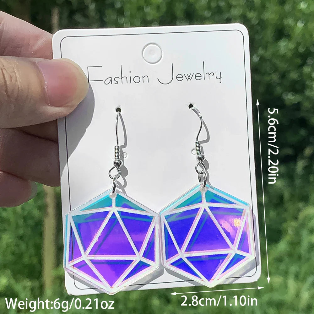 Boucles d'oreilles en acrylique faites à la main pour femmes et filles, chapeau de cow-girl occidental, bijoux de campagne à paillettes, cadeaux sympas
