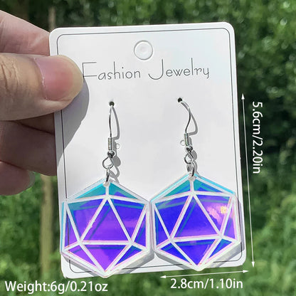 Boucles d'oreilles en acrylique faites à la main pour femmes et filles, chapeau de cow-girl occidental, bijoux de campagne à paillettes, cadeaux sympas