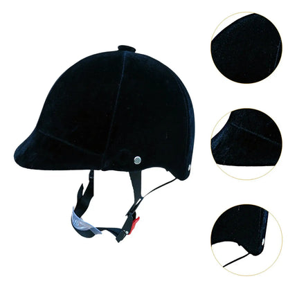 Horse Riding Helmet Equestrian Equipment Professional Lightweight,Riding Cap Riding Hat Starter Equestrian Hat Adjustable