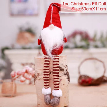Faceless Christmas Decorations for Home, Christmas Tree Ornament, Merry Butter, New Year Gifts, 2024, 2025
