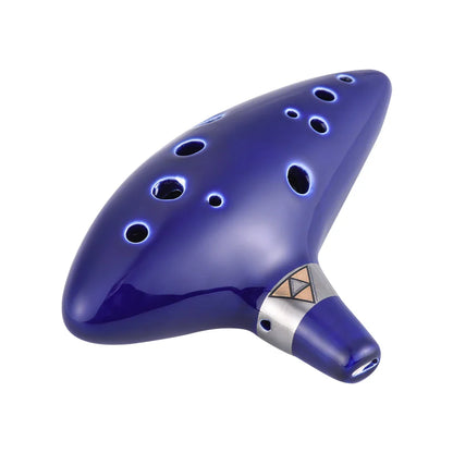 12 trous Ocarina céramique Alto C navire flûte vent légende de Zelda Instrument de musique