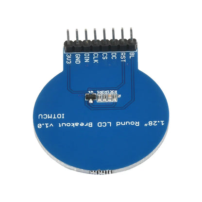 Carte de développement ESP8266 NodeMCU 6 000, 1.28 pouces, GC9A01, écran LCD rond TFT, micro USB EPS