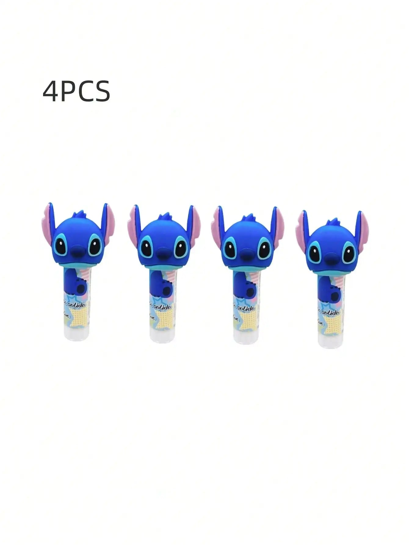 1/4pcs Bâton de colle solide Stitch Cartoon Adhésif fait main Colle pour coller le papier DIY pour fabriquer un bâton de colle très visqueux