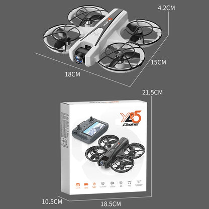 Drones avec caméra professionnelle con cámara professionnelles de 10km flux optique vol stationnaire double caméra commutateur 360 ° professionnel Estensioniд;)