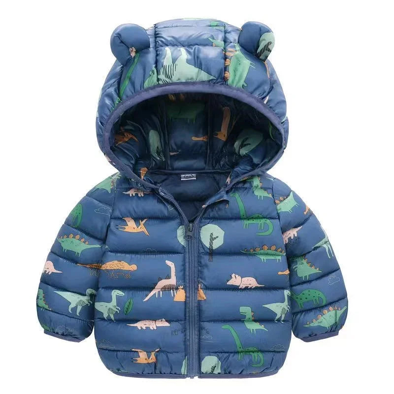 Manteaux d'automne pour filles, doudounes chaudes pour bébés, vestes à capuche, vêtements d'extérieur pour enfants, manteaux à la mode pour garçons, vêtements mignons 1-5 ans