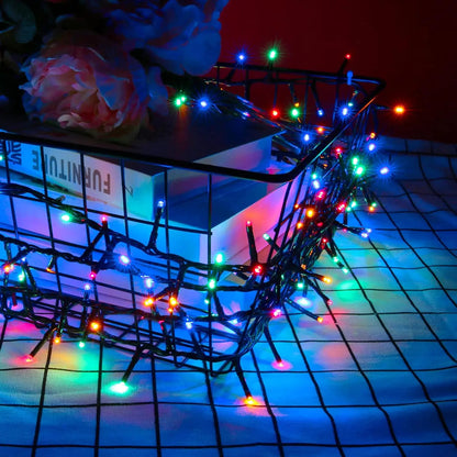 Guirlande solaire LED, lumières d'extérieur de Noël, étanche, étoilée, féerique, pour Festival, fête, ambiance