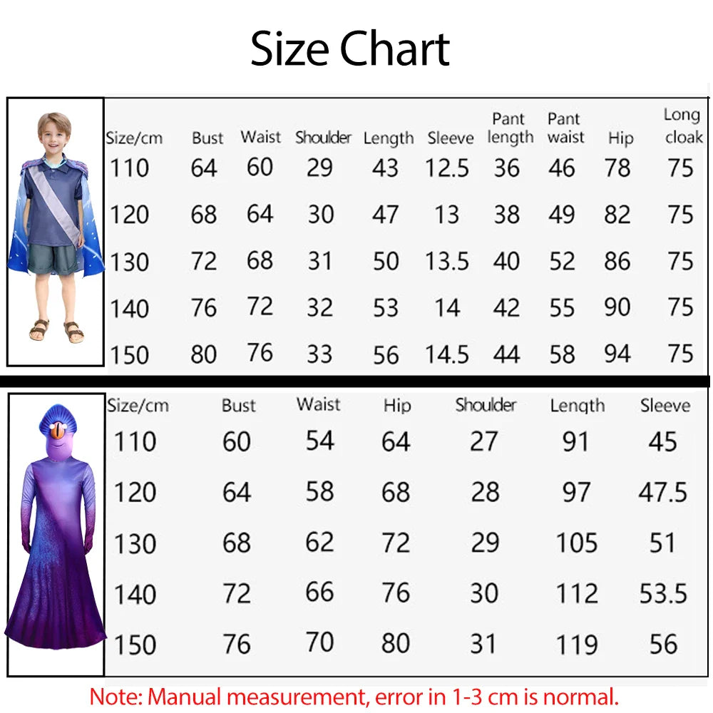 Film Elio Cosplay Costume d'Alien Dessin Animé Garçons Jeu de Rôle Haut Court Pantalon Cape Ceinture Robe Coiffe Tenue Déguisement Halloween