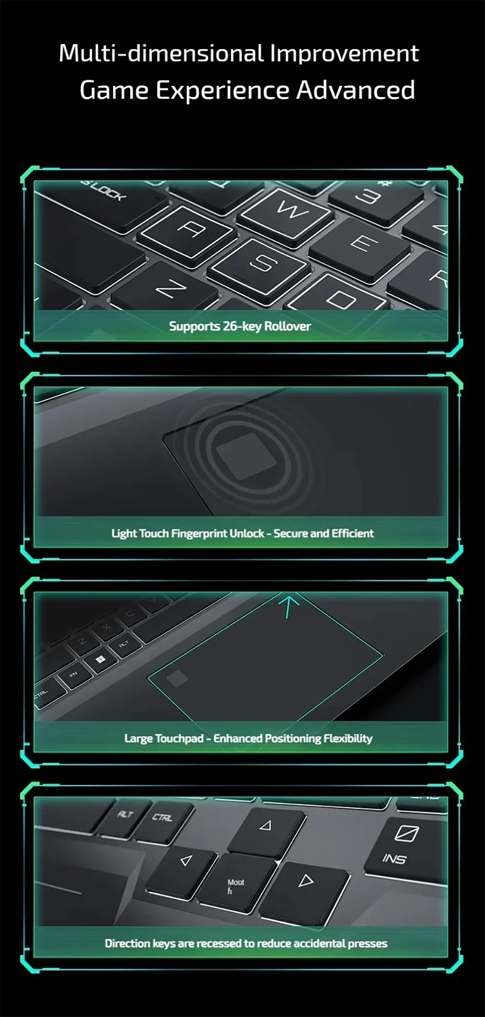 Gaming Laptop 16 inch Intel Core i9-12900H NVIDIA RTX 4060 8G 64GB RMD 4TB SSD DDR5 Windows 11 HD Camera WiFi6 Portable Computer