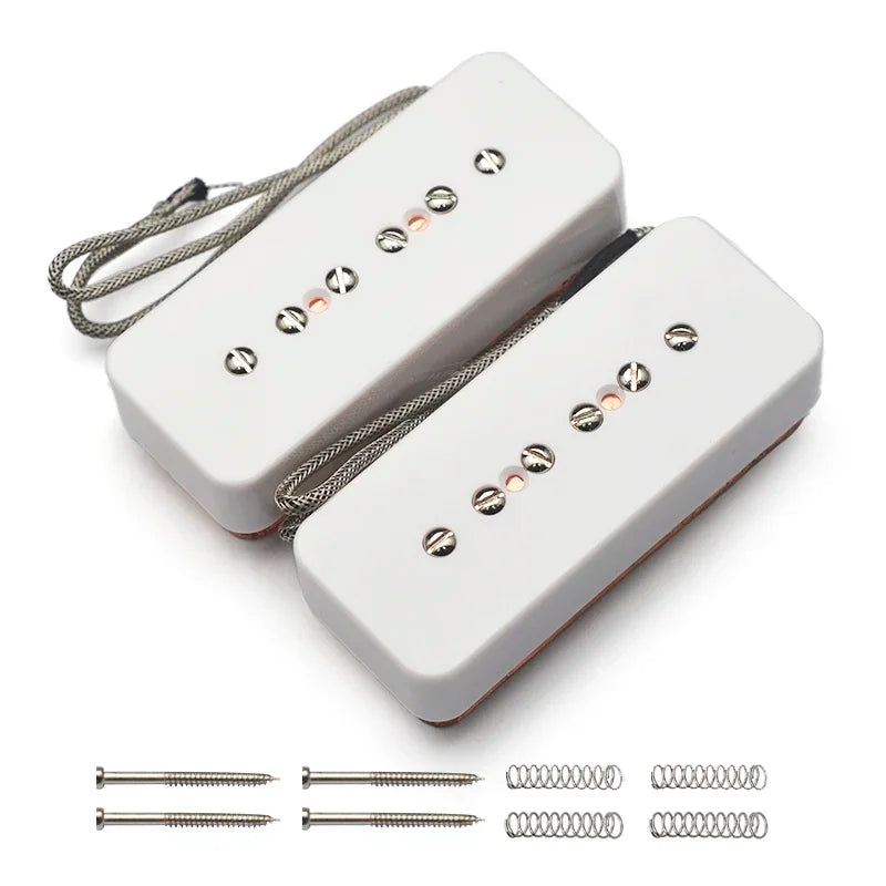 Alnico 5 aimant P90 Style micro double bobine micro silencieux Humbucker 6K/9K pour guitare électrique