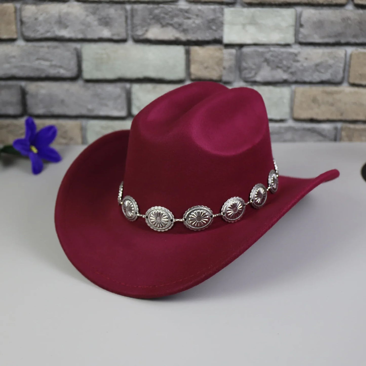 Chapeau de Cowboy occidental pour femmes, 1 pièce, accessoires Photo, chapeaux de Jazz, robe de soirée, Sombrero Hombre