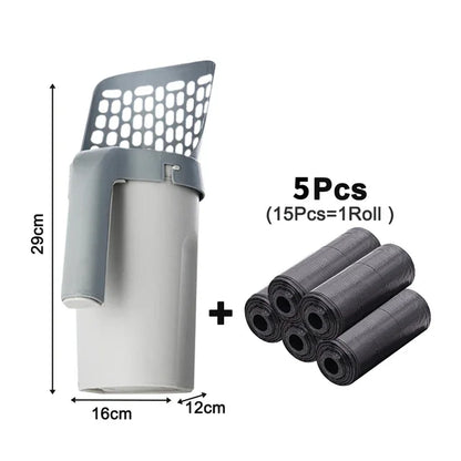 Pelle à litière pour chat, fournitures de remplacement, outil de nettoyage réutilisable pour animaux de compagnie, nettoyeur de déchets de toilettes pour chat, bac à litière spécial