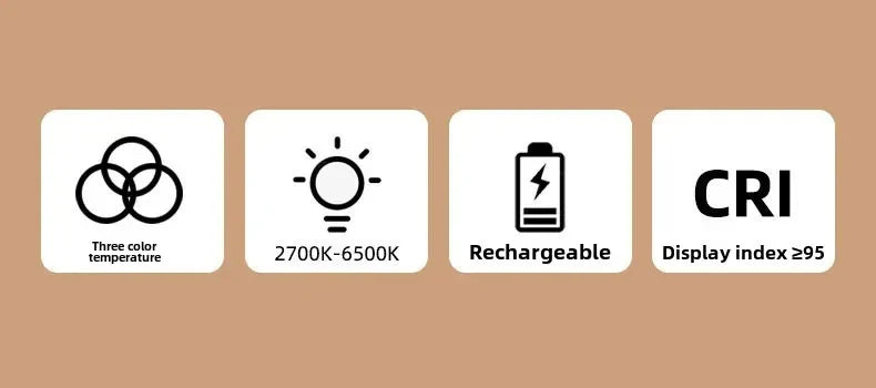 Lumière de remplissage pour téléphone Portable W60, lumière de beauté pour Selfie Portable, lampe de poche Rgb pour atmosphère de type anneau de charge