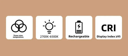 Lumière de remplissage pour téléphone Portable W60, lumière de beauté pour Selfie Portable, lampe de poche Rgb pour atmosphère de type anneau de charge