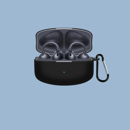 For OPPO Enco Clip Earphone Silicone Case Earbuds Waterproof Shockproof Soft Protective Headphone Cover Headset Skin with Hook