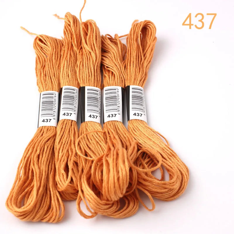 433---581--10 pcs cross-Stitchou  Embroidery Thread Floss Sewing Skeins Craft DIY Bracelet braided