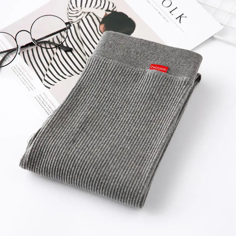 Women's Warm Winter Leggings, Thick Fleece Thermal Pants, Slim, High Waist, Elastic Tights, Solid Colors