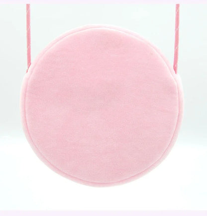 Peppa Pig Crossbody Bag Stereoscopic Doll Backpack Anime Knapsack Plush Coin Purse Toys George Round Pocketbook Children's Gifts
