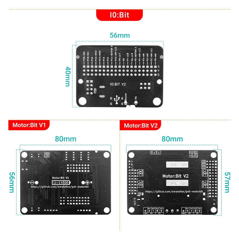 Microbit-Carte mère de développement de pilote, kit de démarrage intérieur du maire, pigments chirurgie tionnés, carte de commande, 6 000