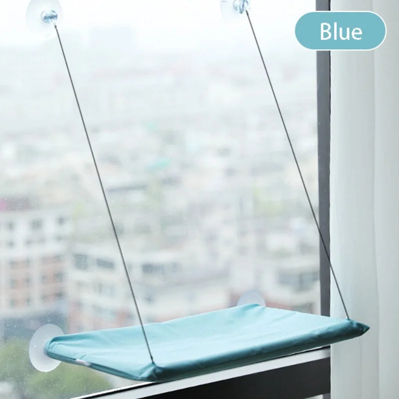 Hamac pour chat, cintre de fenêtre, lavable et détachable, lit pour animaux de compagnie, étagère à aspiration, sac, siège pour chat, fournitures pour animaux de compagnie