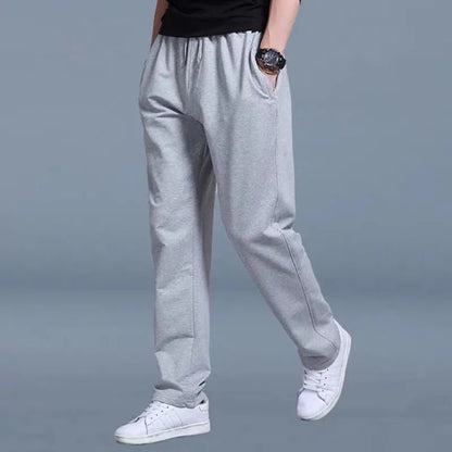2024 New Men's Pants Autumn/Winter New Sport Jogging Trousers Fitness Loose Fit Clothing Solid Color Outfit Streetwear Pants ﻿