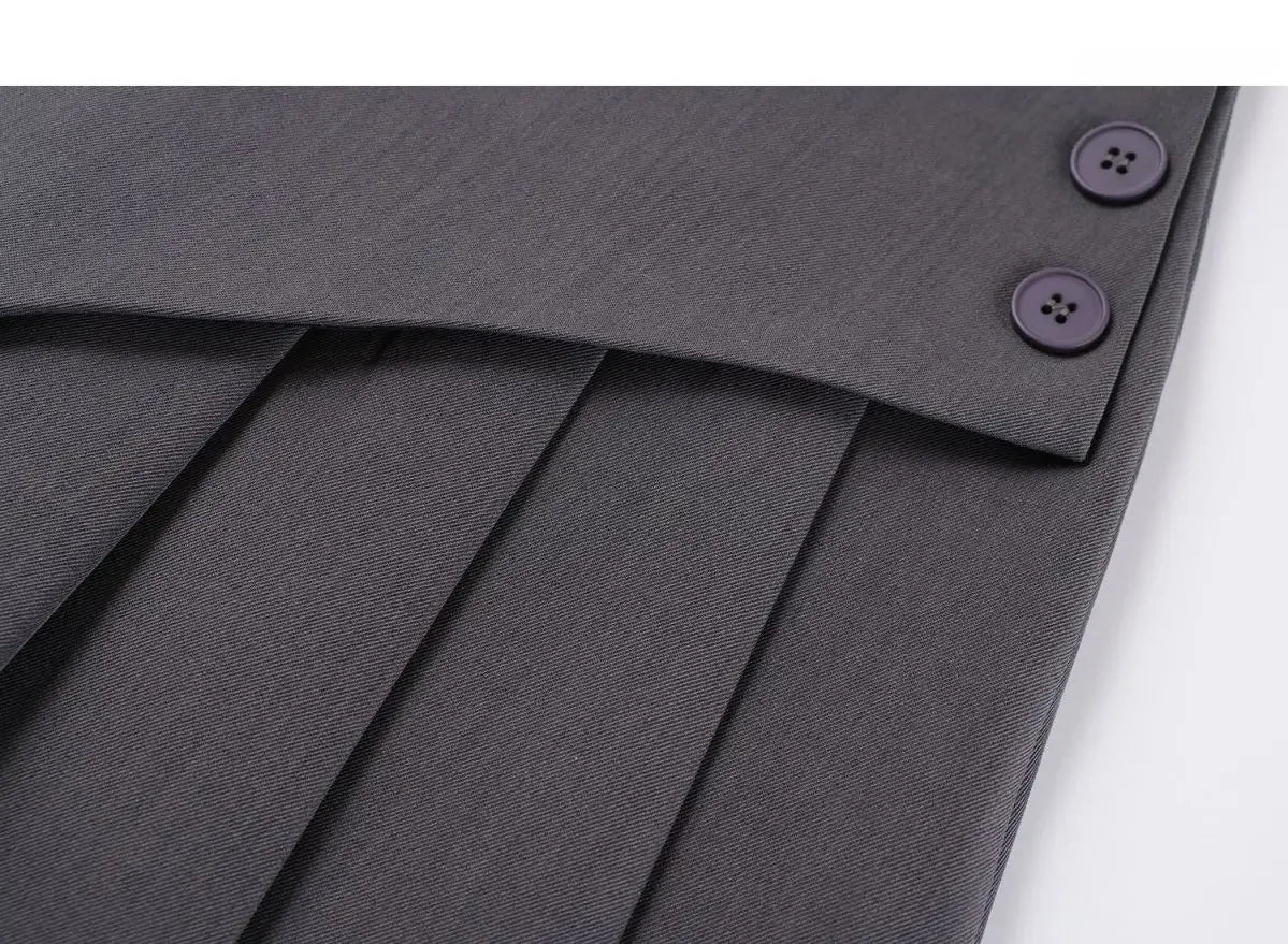 Summer golf suit pleated skirt, 2025 new Korean golf skirt, fashionable A-line short skirt, women's golf culottes