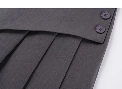 Summer golf suit pleated skirt, 2025 new Korean golf skirt, fashionable A-line short skirt, women's golf culottes