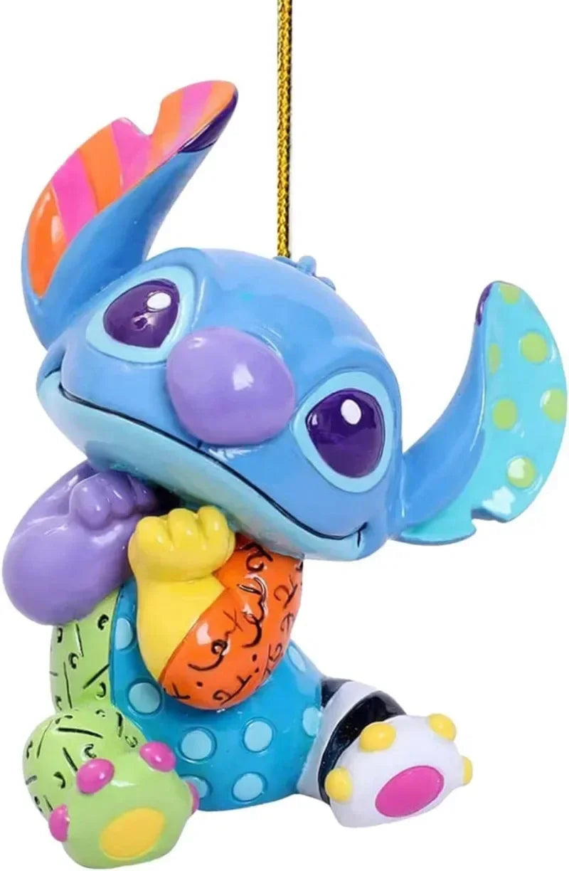 Stitch Christmas Decoration Pendant Cute Cartoon Lilo & Stitch Christmas Tree Pendant 2D Acrylic Plate Diy Party Home Decor Gift