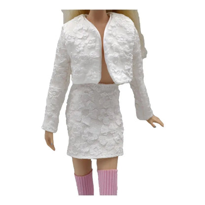 New 30cm 1/6 Doll flower Top Dress Daily Wear Accessories Clothes for Barbies doll