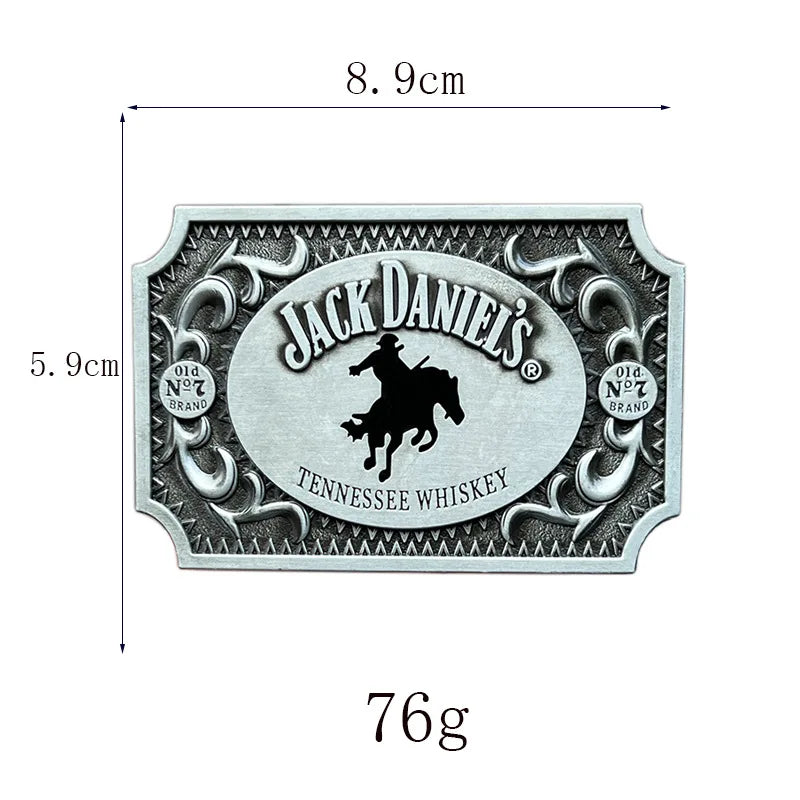 Whisky belt buckle Western cowboy