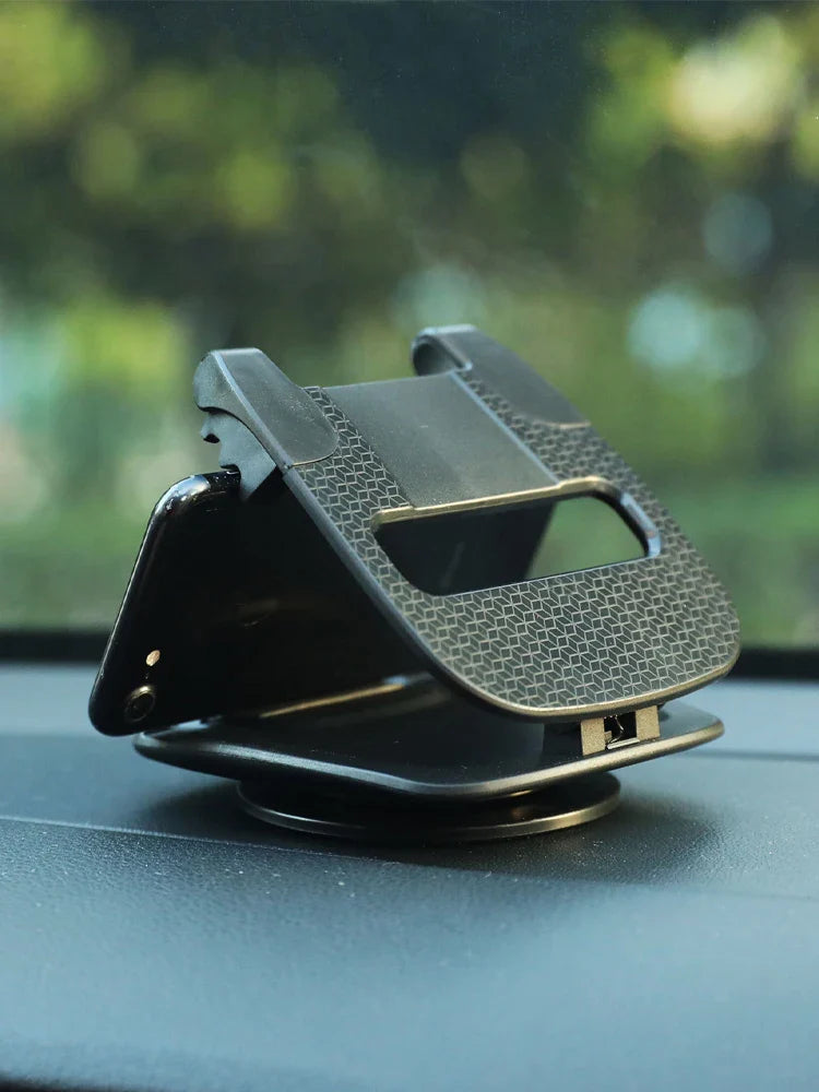 Cell Phone Holder For Car, Upgraded 360° Rotatable Phone Mount For Dashboard, Horizontal & Vertical Viewing Friendly Phone