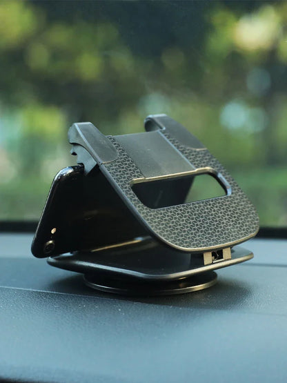 Cell Phone Holder For Car, Upgraded 360° Rotatable Phone Mount For Dashboard, Horizontal & Vertical Viewing Friendly Phone