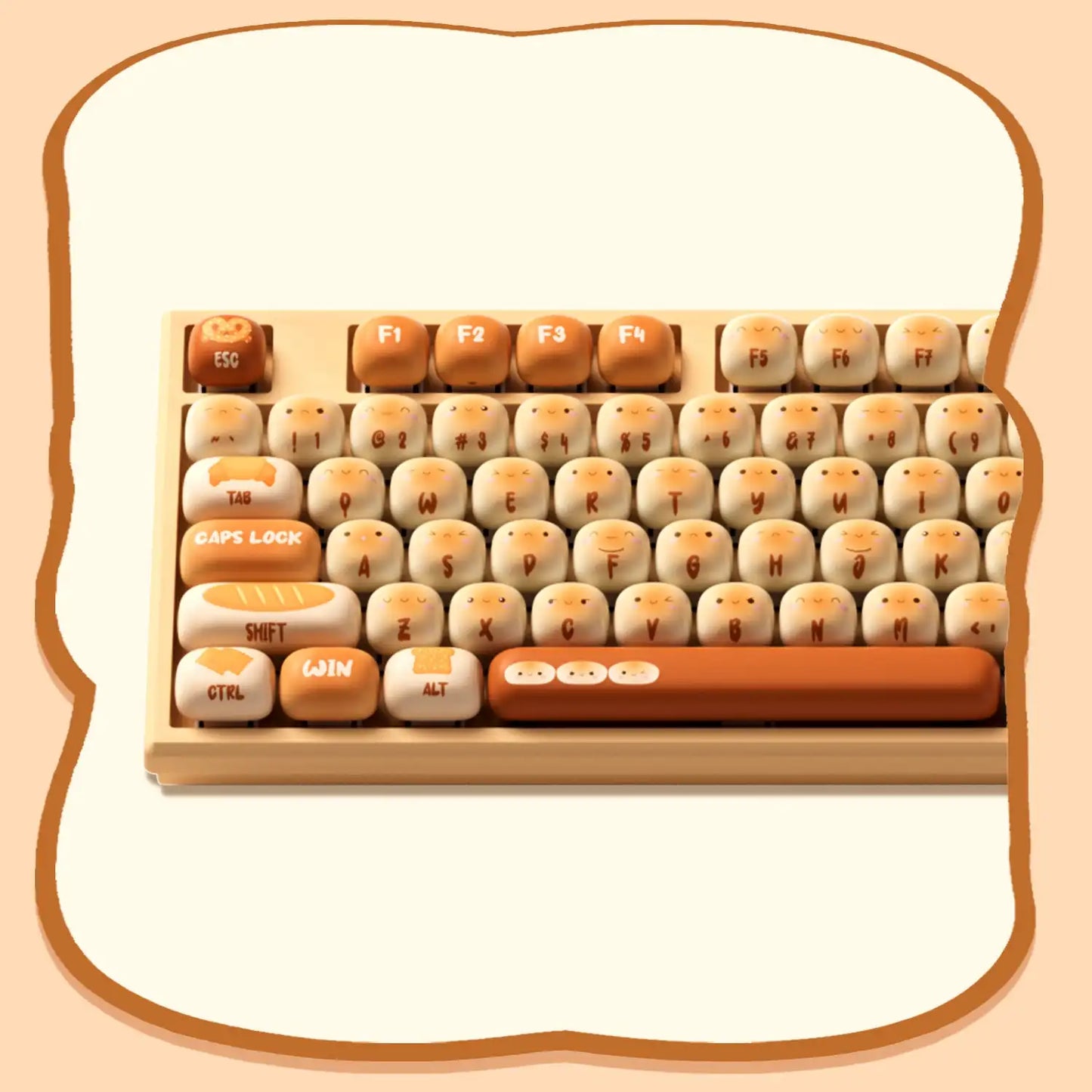 Akko MonsGeek MG75W Bun Wonderland Mechanical Keyboard 75% 83 Keys Hot Swap USB Type-C/2.4G Wireless Dual-mode Gaming Keyboard