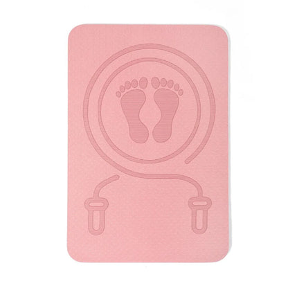 Fitness Carpet Anti-noise Jump Rope Mat Cushioning TPE Yoga Fitness Mats Thickening Waterproof Skipping Mat Yoga