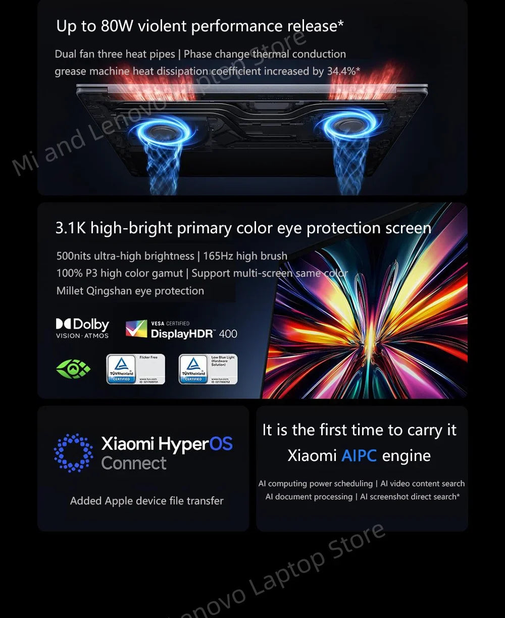 【Première Mondiale】REDMI Book Pro 16 2025 Ultra5-225H/Ultra7-255H 32Go+1To 2.5K/3.1K 120Hz/165Hz Gris