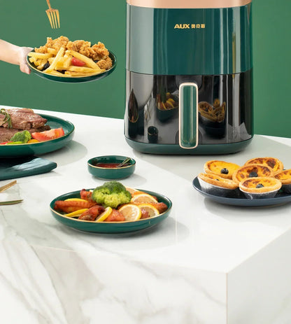 220V AUX Air Fryer and Oven Combo: Multifunctional, Fully Automatic, No Oil Technology, Easy-to-clean AB