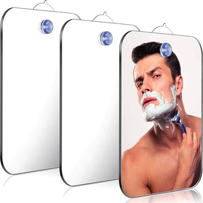 Miroir acrylique Flexible autocollants Anti-buée miroir de douche auto-adhésif ovale Rectangle carré maquillage miroir autocollant décor à la maison