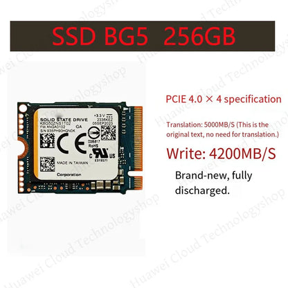 Compatible avec les disques à semi-conducteurs Toshiba GigaMedia BG4 128G 256G 512G 2230 pour ordinateurs portables et ordinateurs de bureau Dell neufs et originaux