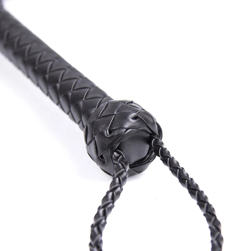 Fouet d'équitation avec glands en cuir de vachette, poignée en cuir, fouet de dressage, fouet de culture, pagaie slared, violet, noir, 68cm