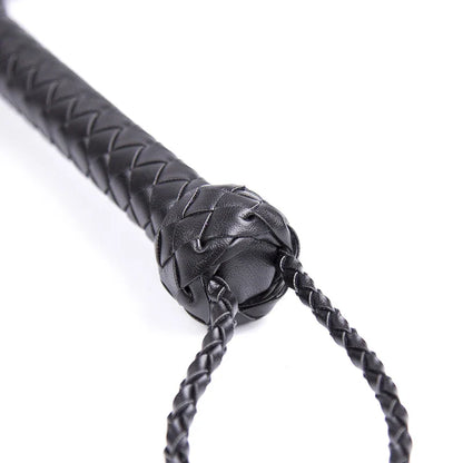 Fouet d'équitation avec glands en cuir de vachette, poignée en cuir, fouet de dressage, fouet de culture, pagaie slared, violet, noir, 68cm